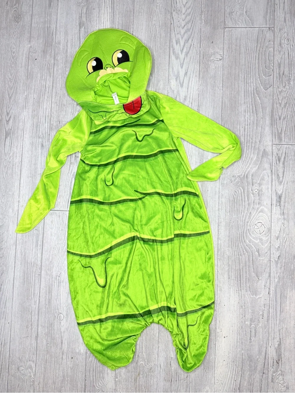 Ghostbusters Frozen Empire Toddler Slimer Halloween Costume 3-4 cosplay dress up